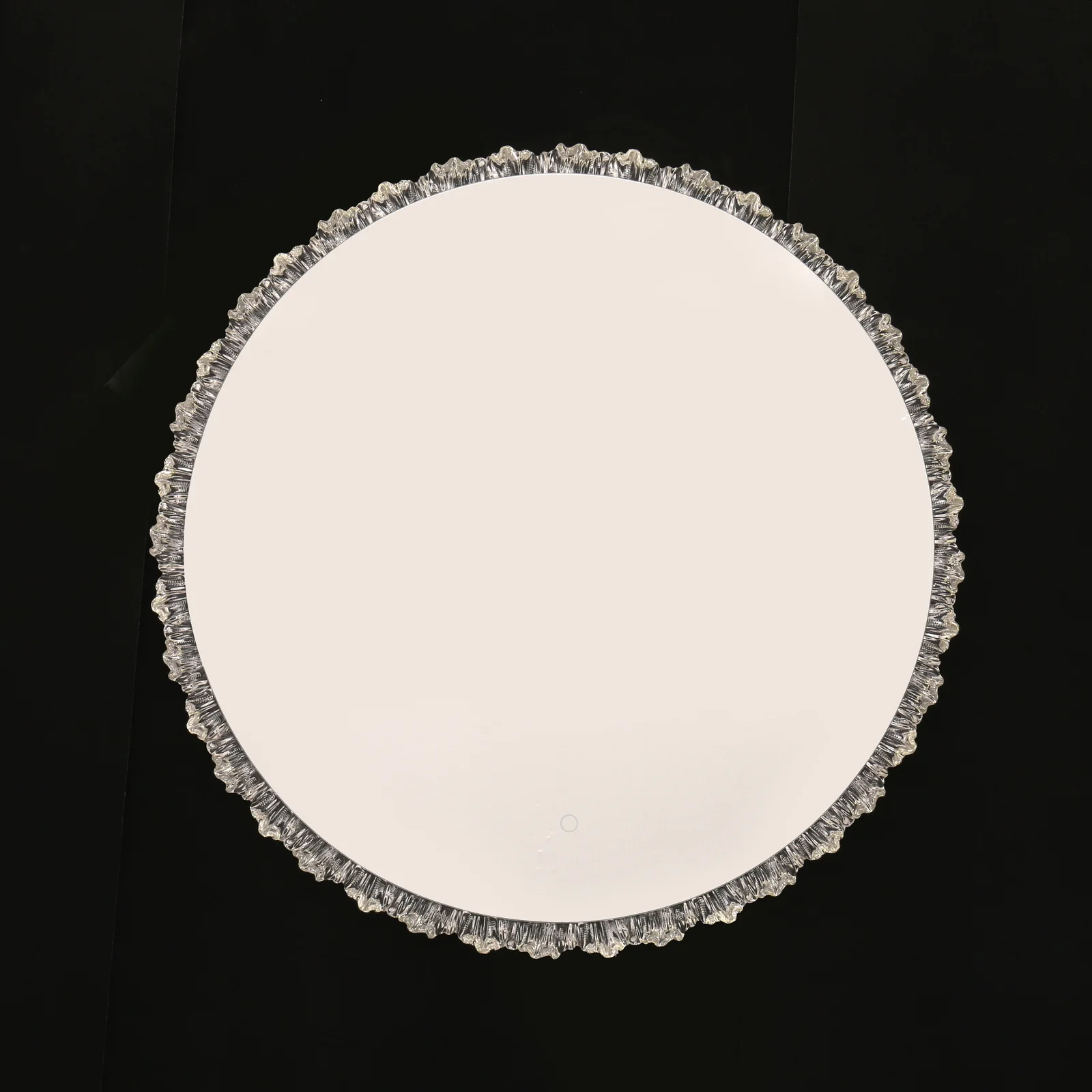 Crystal-Edge Acrylic Frame Round LED Mirror Ø800