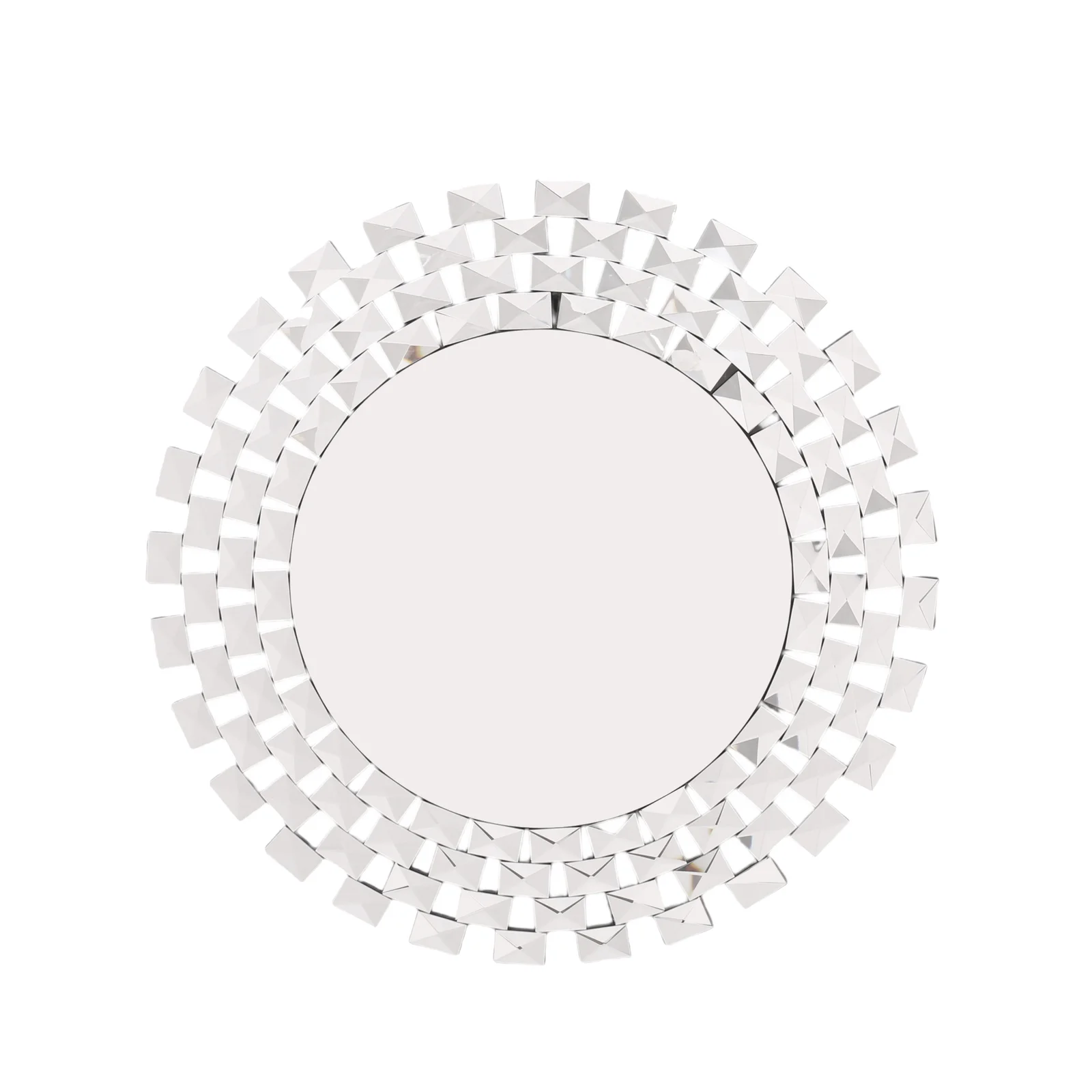 Crystal Mosaic Sunburst Round Wall Mirror Ø900