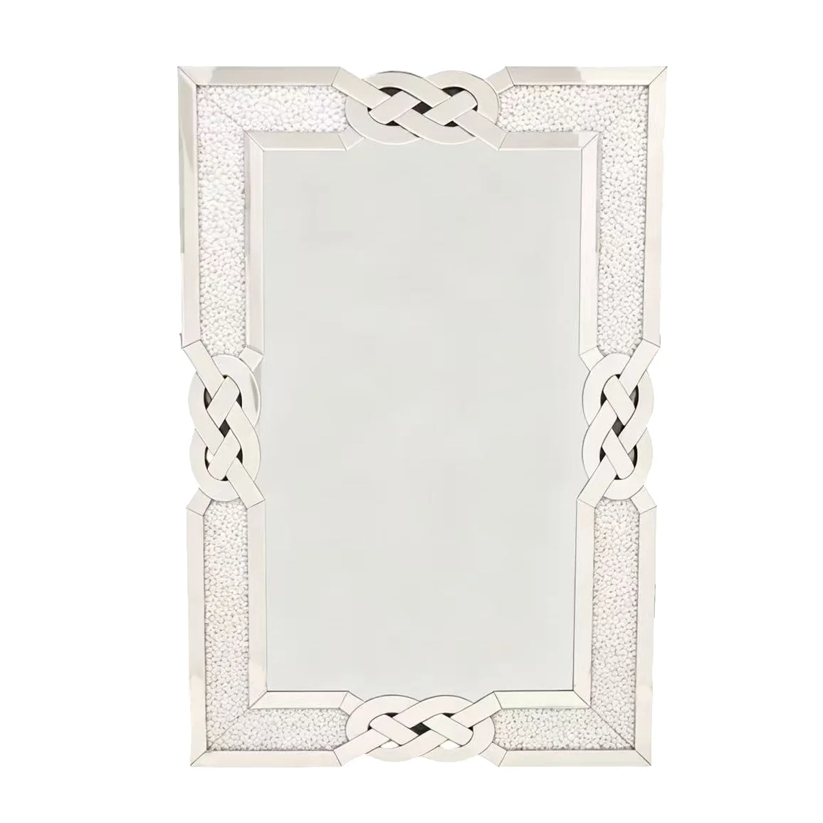 Celtic Knot Crushed-Diamond Border Wall Mirror 800 x 1200