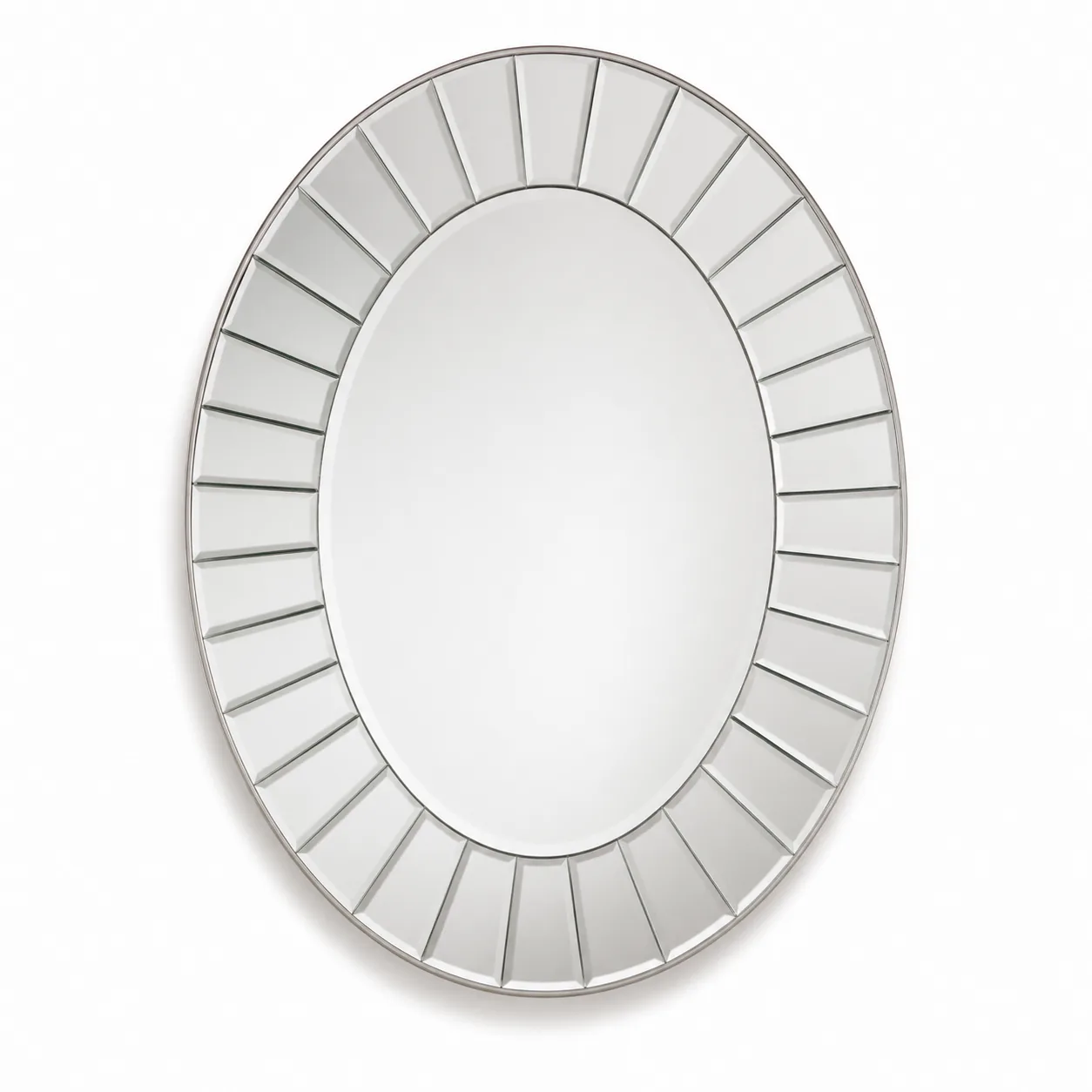 Oval Venetian Bevelled Panel Mirror