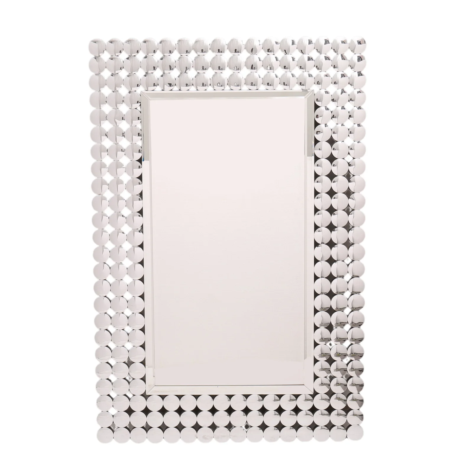 Convex-Bubble Border Bevelled Wall Mirror 800 x 1200