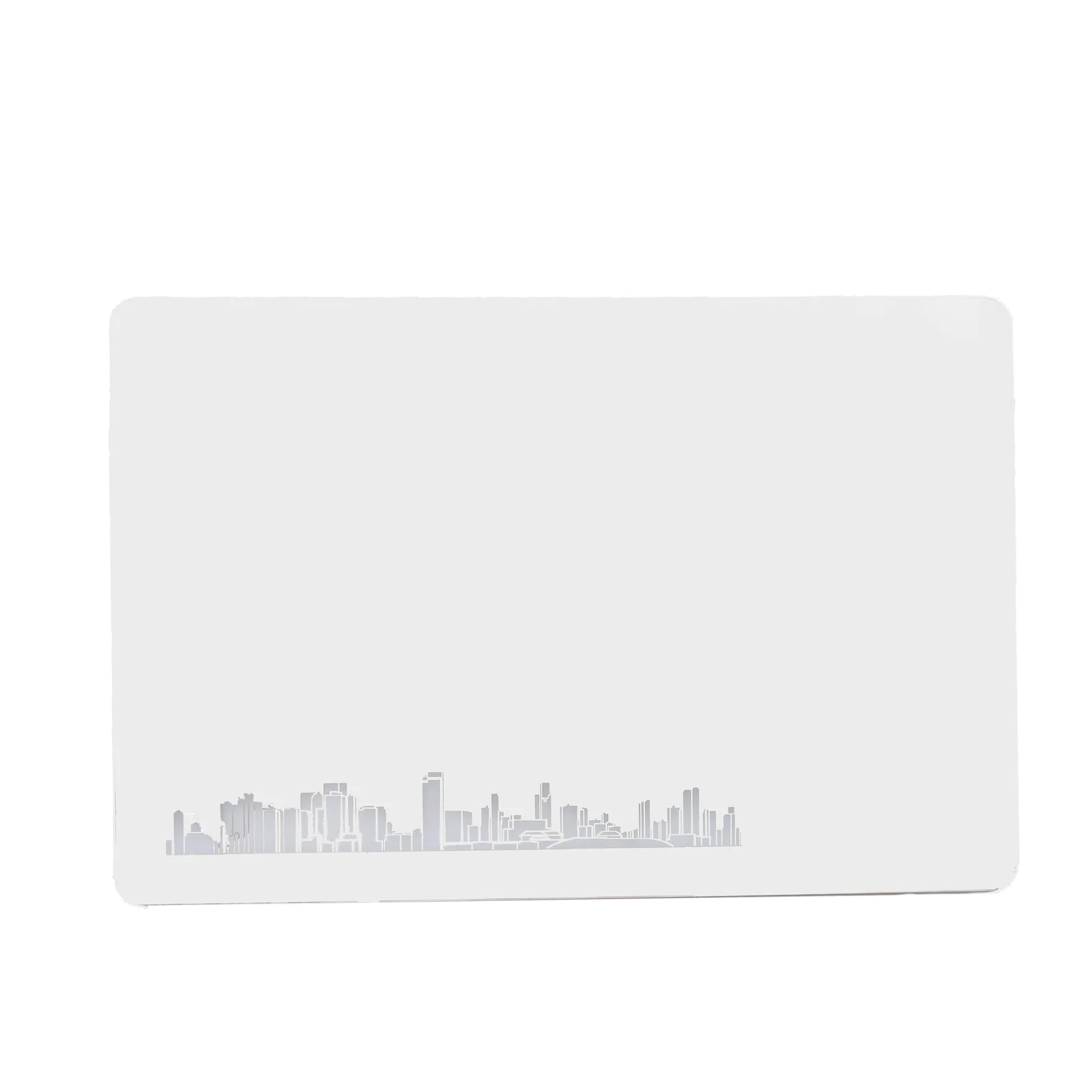 City Skyline Backlit LED Bathroom Mirror 600 x 900
