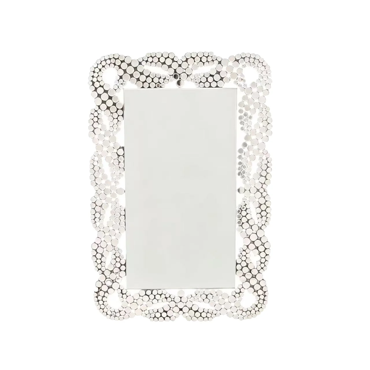Crystal Scroll Border Wall Mirror 800 x 1200