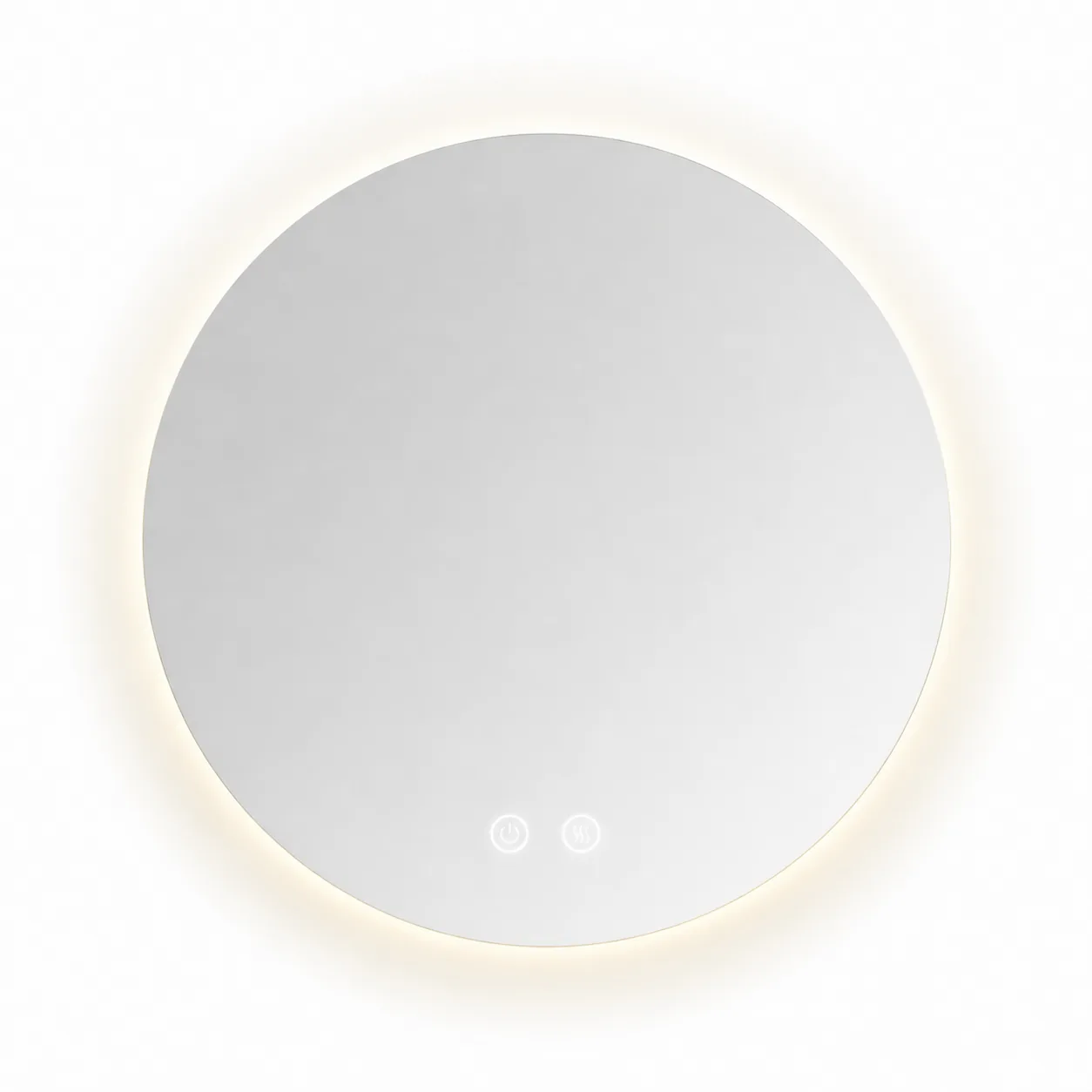 Round Backlit LED Bathroom Mirror with Anti-Fog