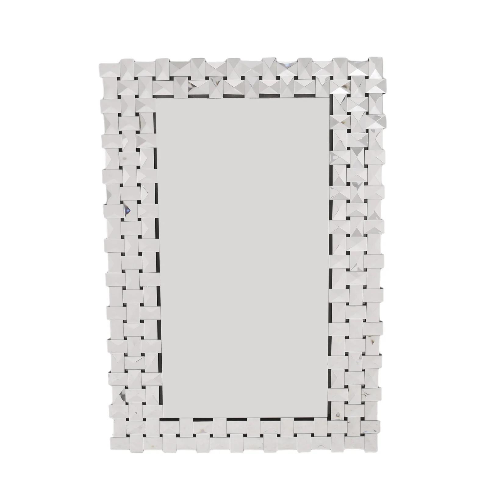 Crystal Mosaic Double-Border Wall Mirror 810 x 1160